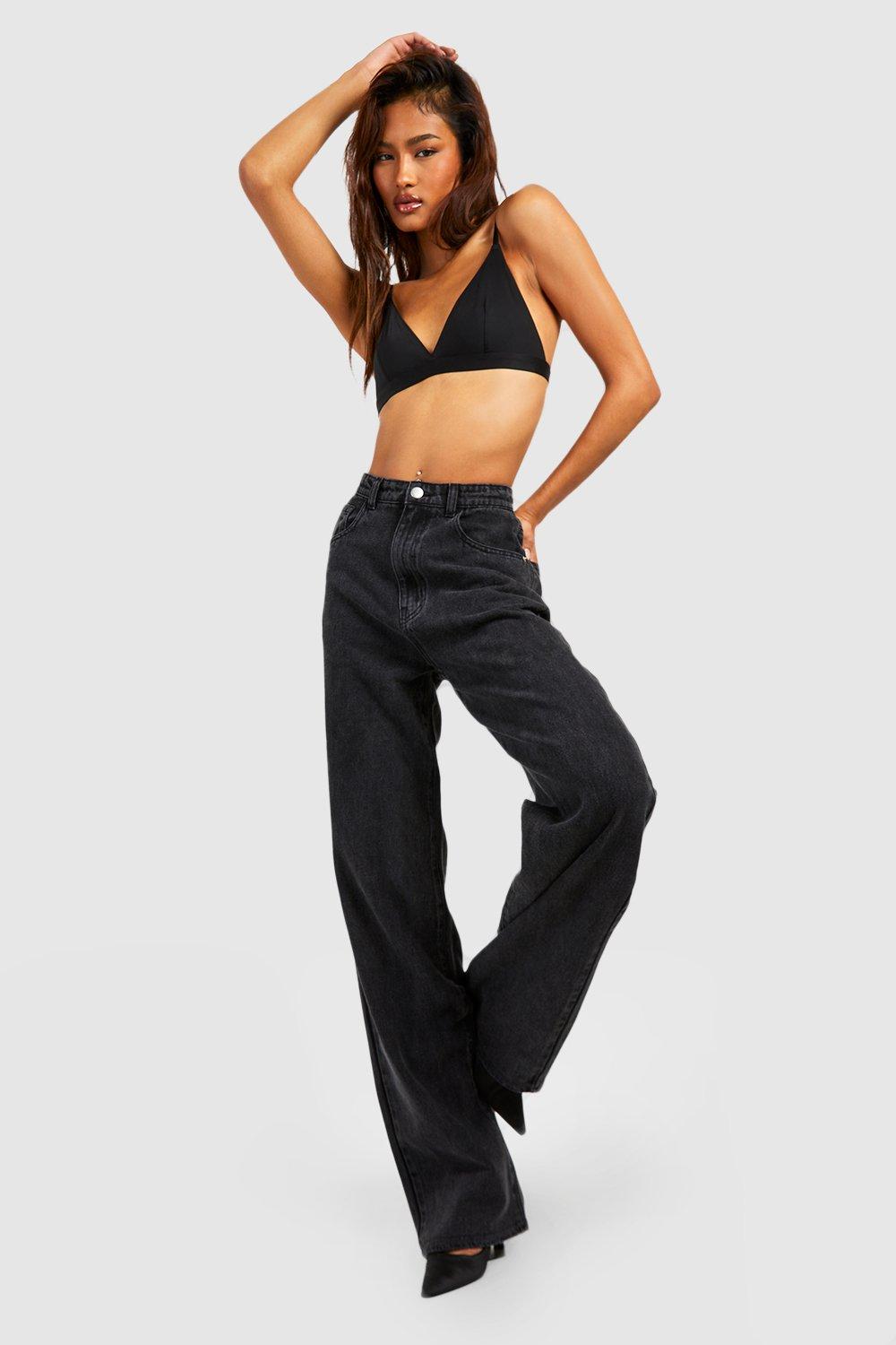 Black tall hot sale mom jeans